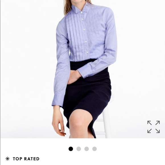 J.Crew Thomas Mason tuxedo shirt button up - Picture 4 of 8